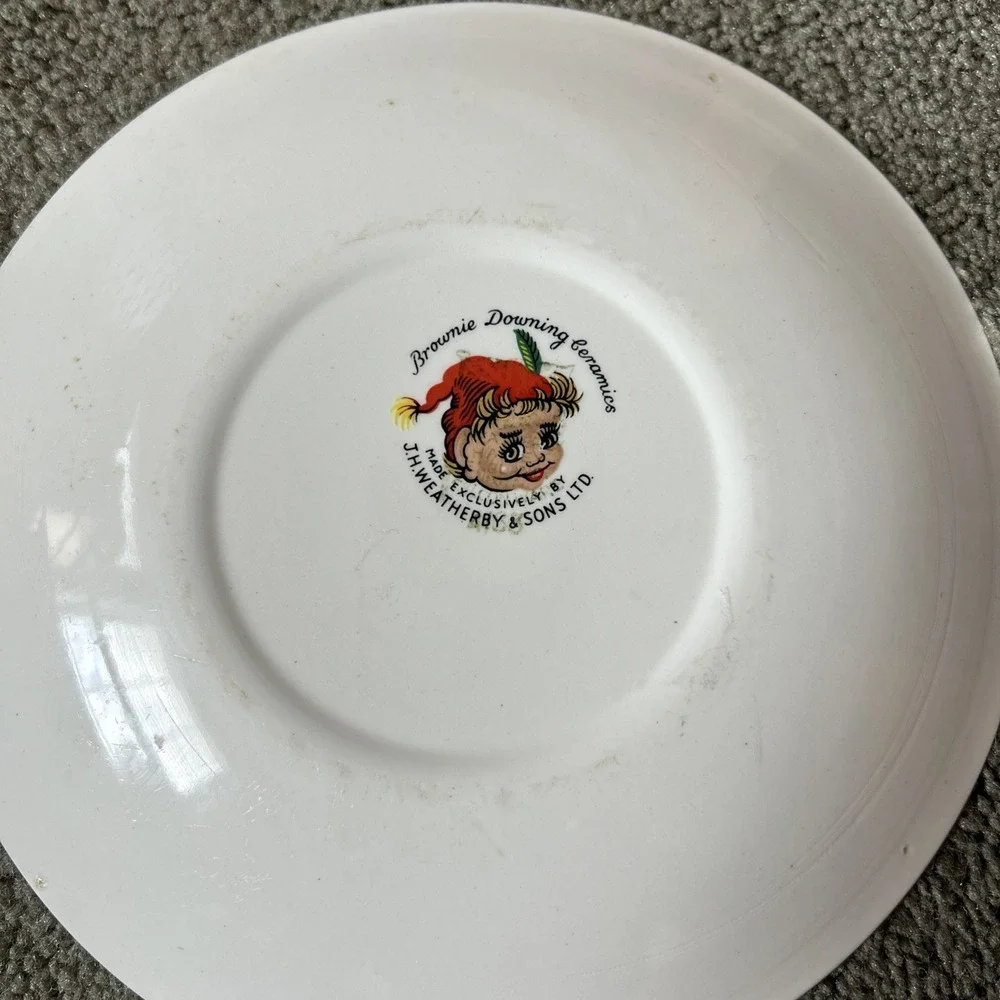 Brownie‎ Downing Ceramics Dish Frae Bonnie Scotland Plate by JH Weatherby & Sons